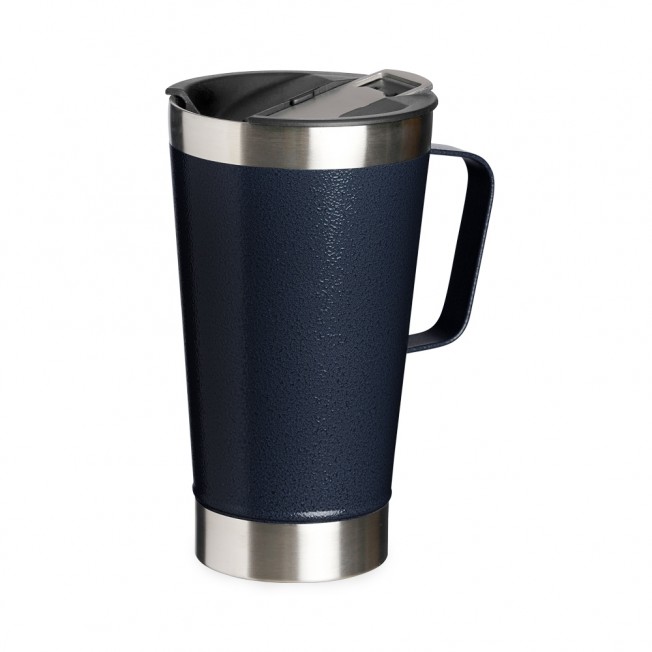 caneca térmica 500ml *textura c/ abridor