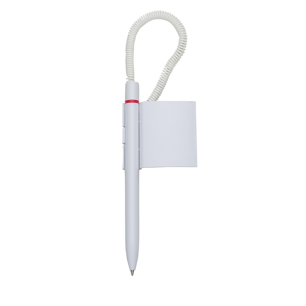 caneta balcão plastica suporte formato quadrado