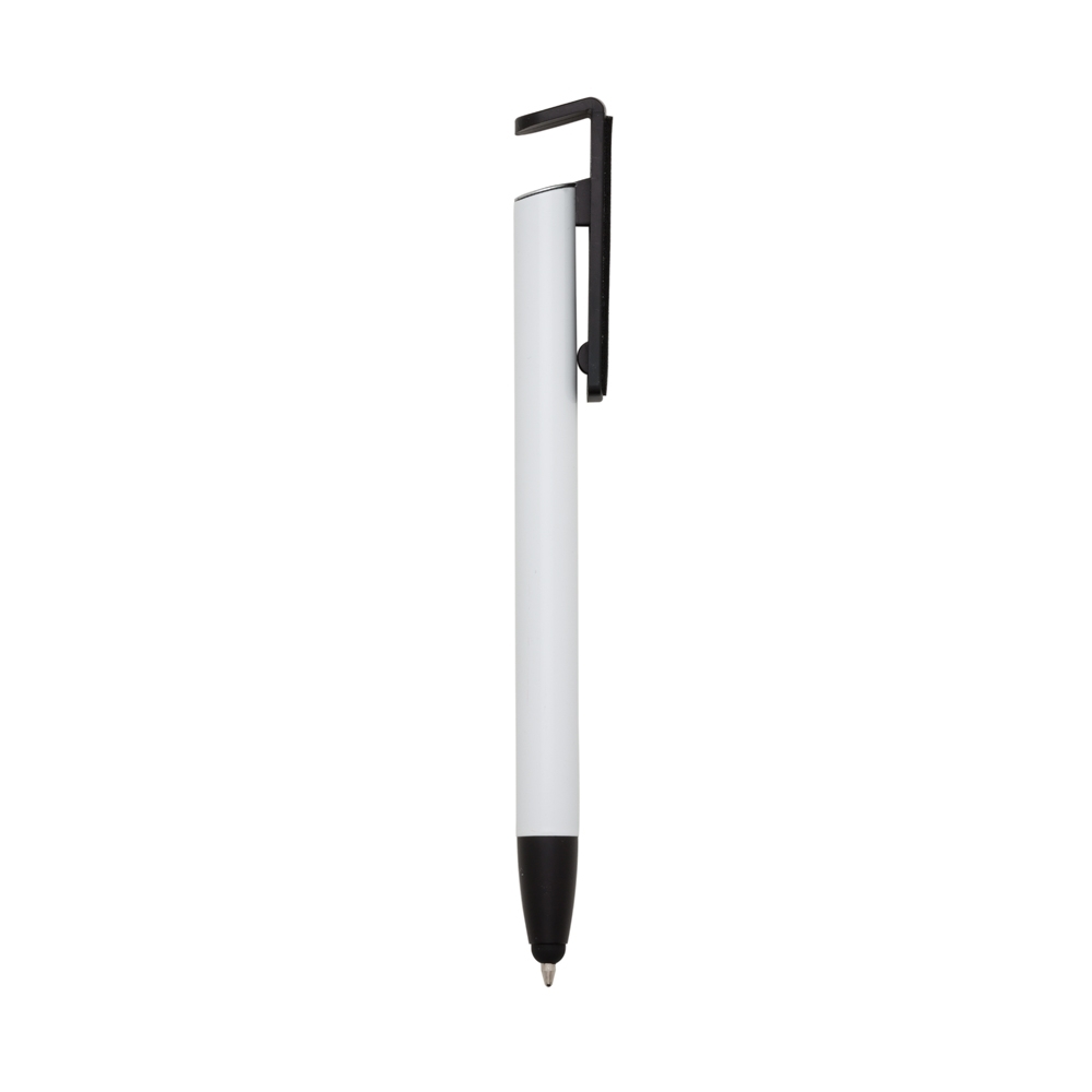 caneta base celular c/ limpador de tela e porta touch