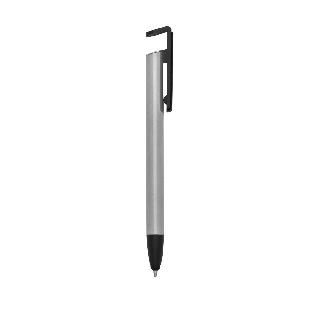 caneta base celular c/ limpador de tela e porta touch