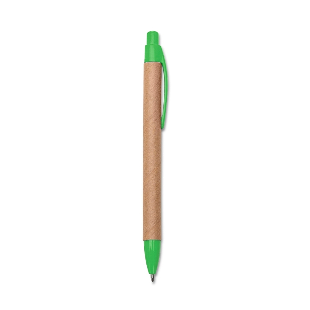 caneta ecológica det. plástico