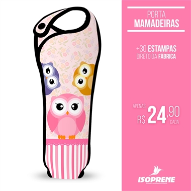 Porta Mamadeira em Neoprene Personalizado