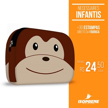 Necessaires Infantis em Neoprene Personalizada