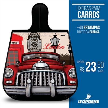 Lixeiras para Carros em Neoprene Personalizado