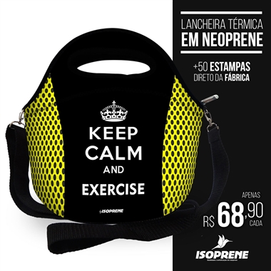 Lancheiras Fitness em Neoprene Personalizada