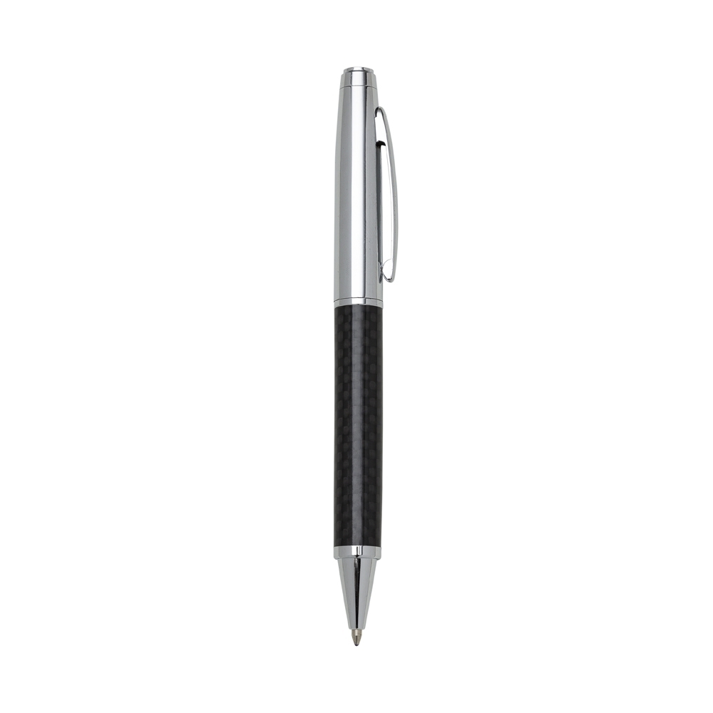 caneta metal brilhante preto
