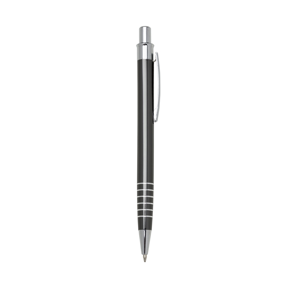 caneta metal c/ 6 aneis