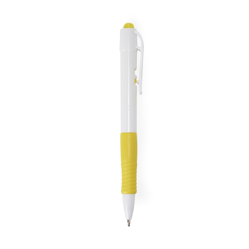 caneta plastica leitosa