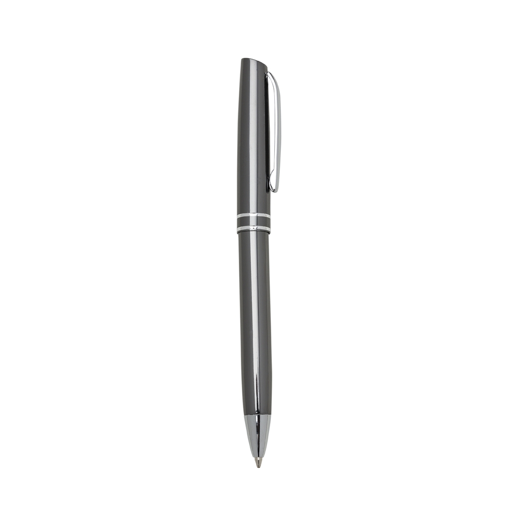 caneta semi - metal c/ 2 aneis