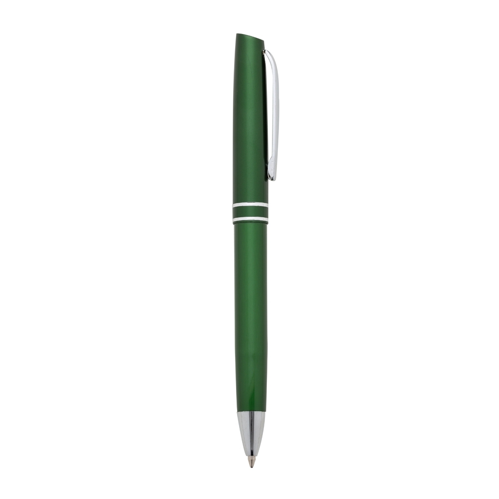 caneta semi - metal c/ 2 aneis