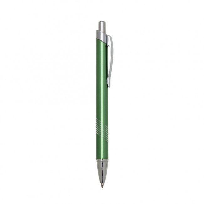 caneta semi - metal c/ 8 aneis