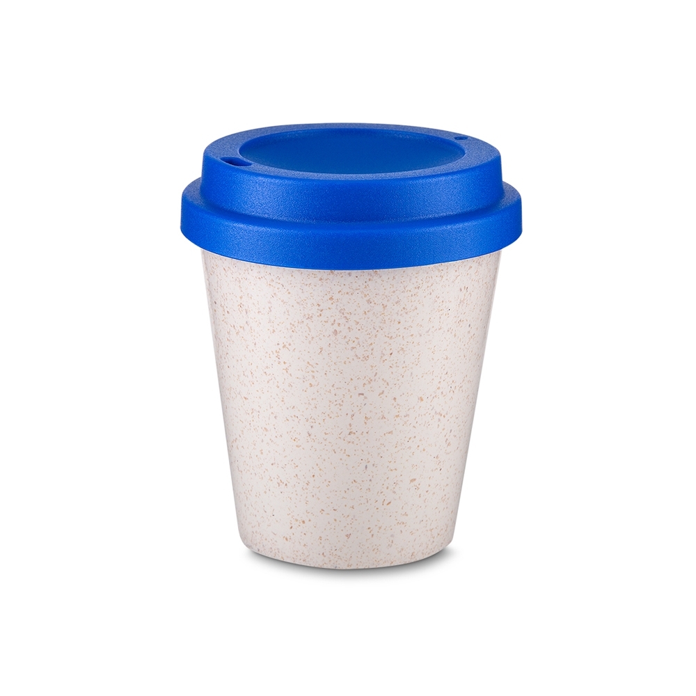 copo fibra de arroz c/ tampa 350ml