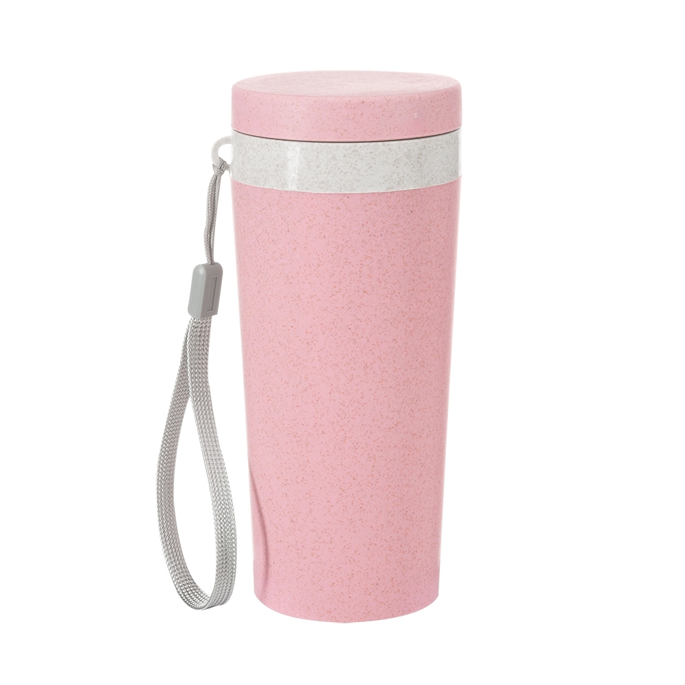 copo fibra de bambu 350ml parede dupla