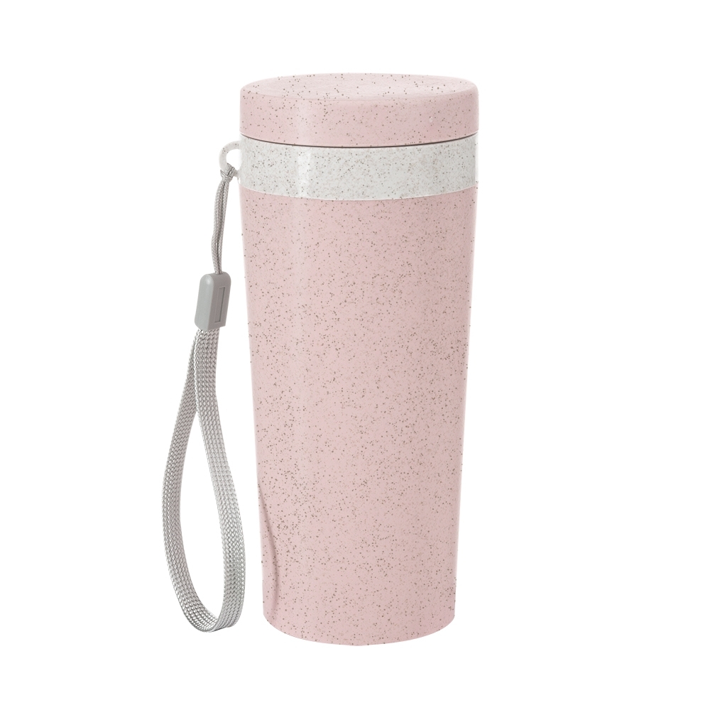 copo fibra de bambu 350ml parede dupla