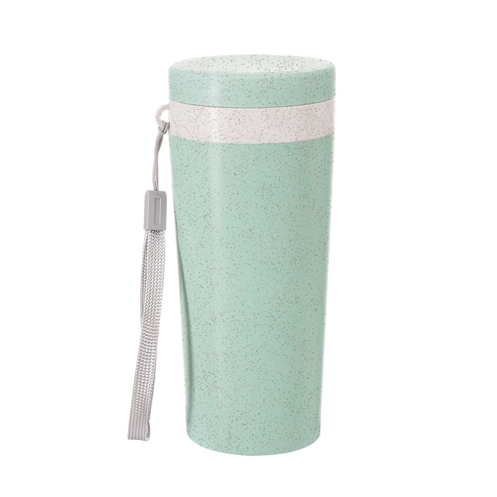 copo fibra de bambu 350ml parede dupla