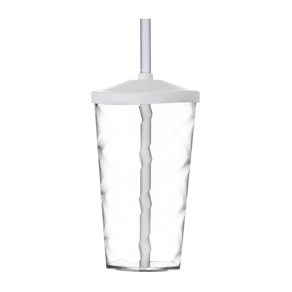 copo ps 550 ml c/ tampa e canudo