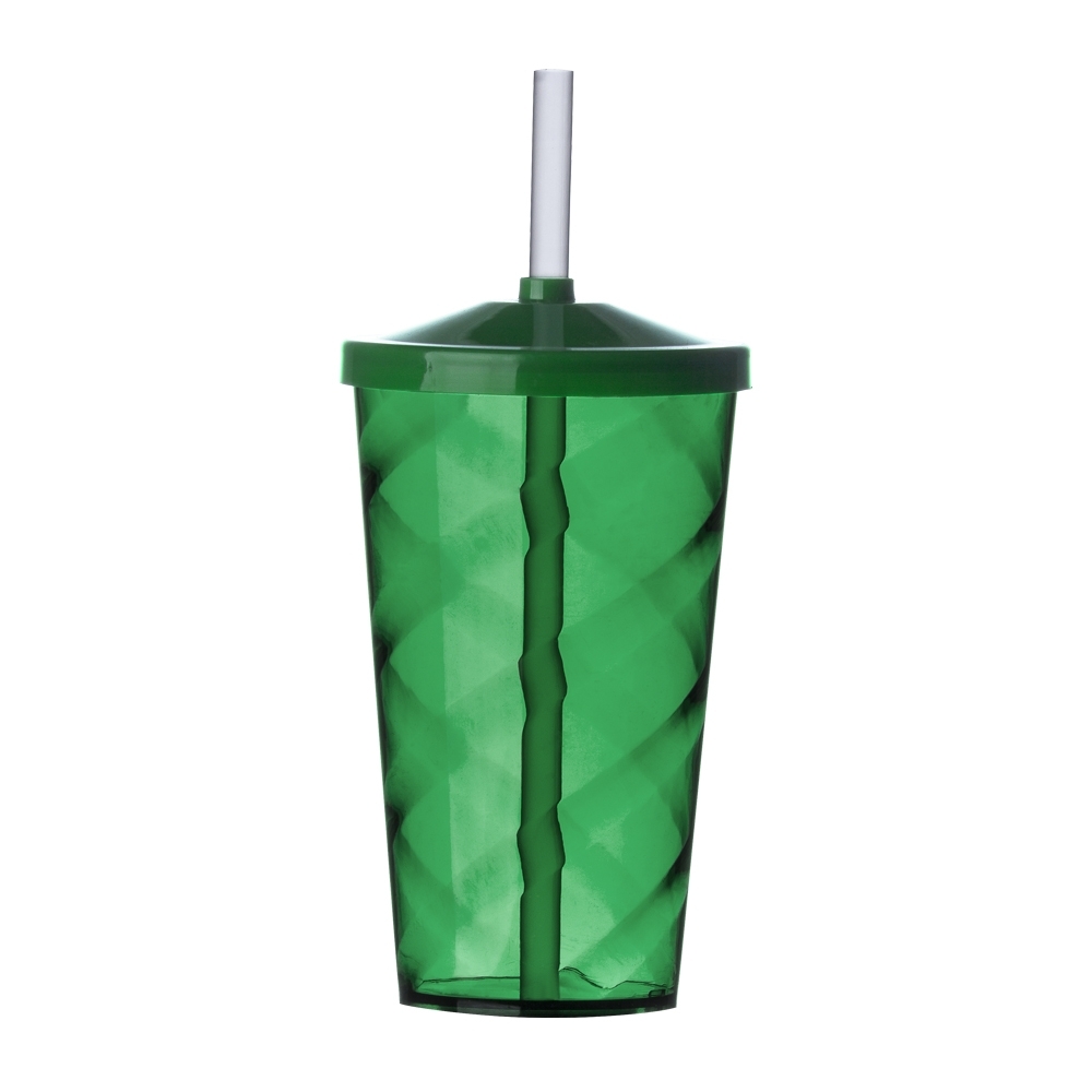copo ps 550 ml c/ tampa e canudo