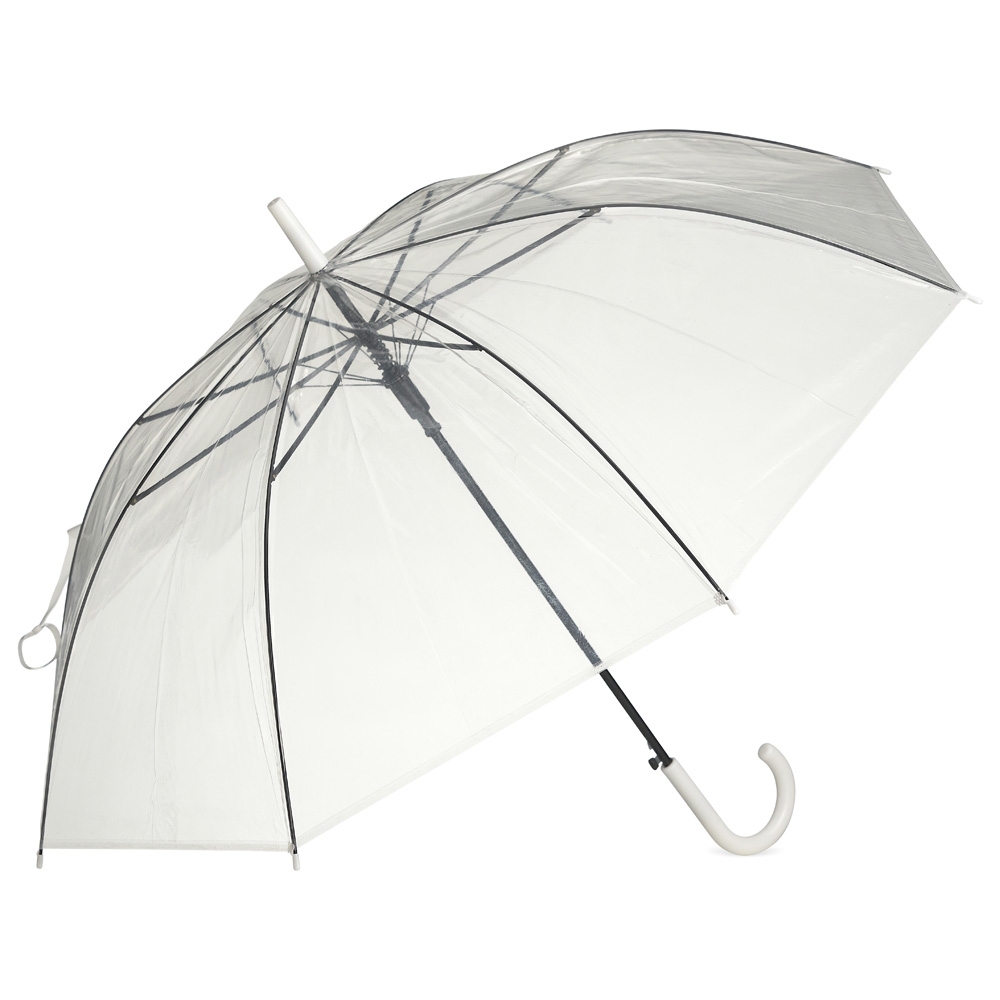 guarda-chuva transparente