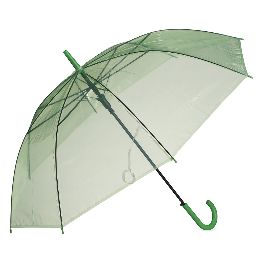 guarda-chuva transparente