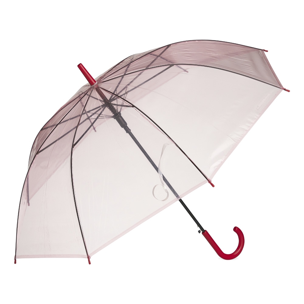 guarda-chuva transparente