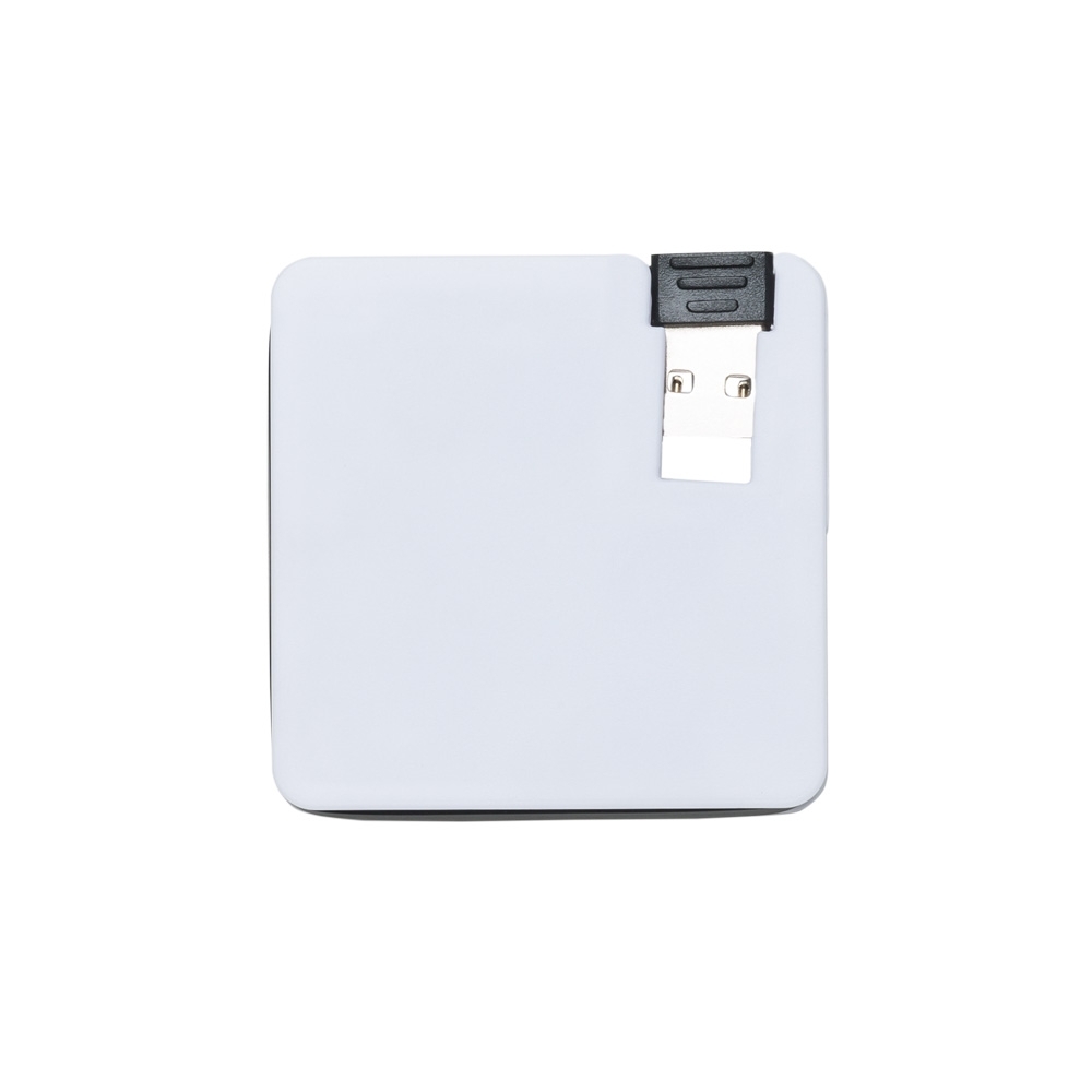 cabo hub usb quadrado 4 portas