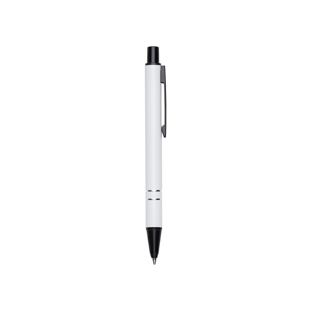 caneta semi-metal c/ 2 aneis