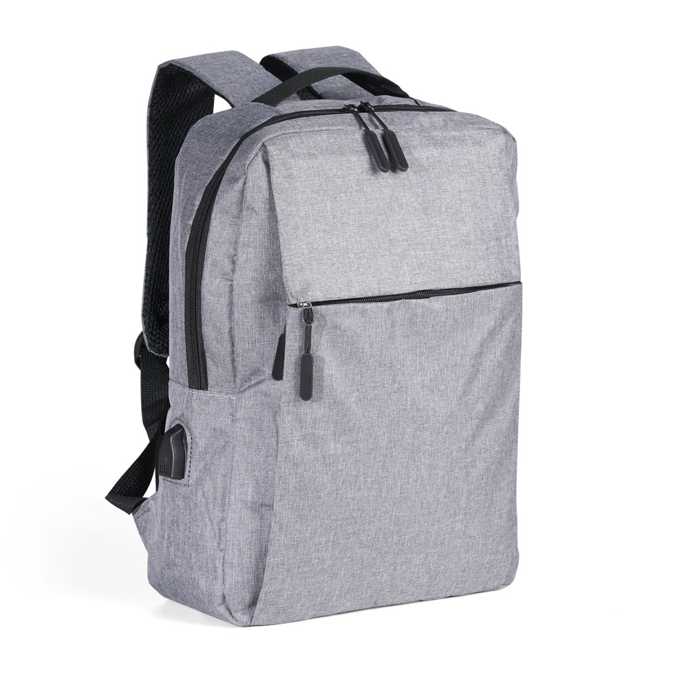 mochila de nylon usb 21l