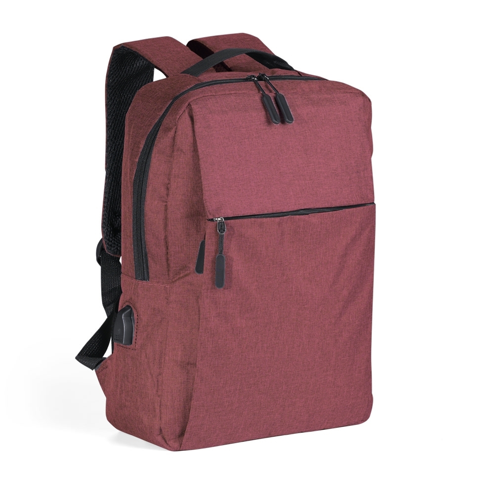 mochila de nylon usb 21l