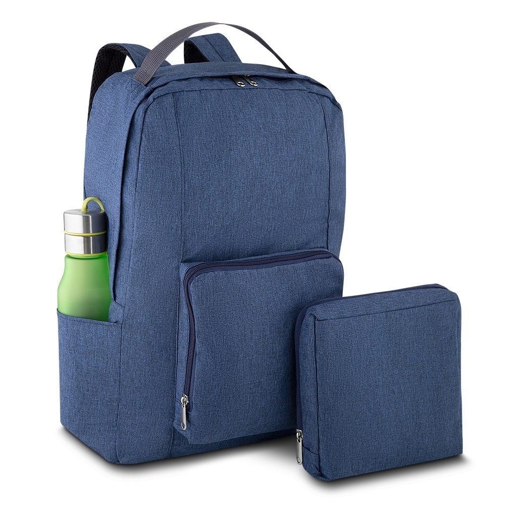 mochila dobravel em poliester