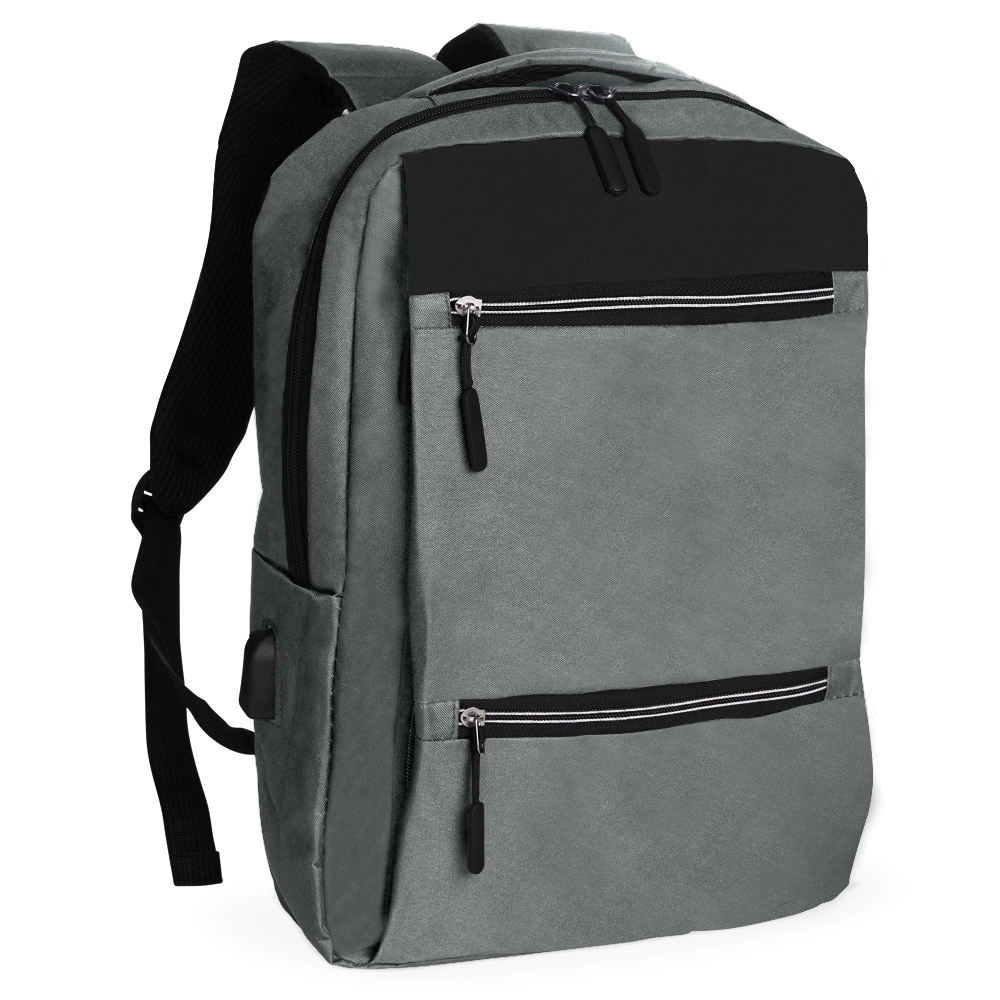 mochila nylon usb 20l