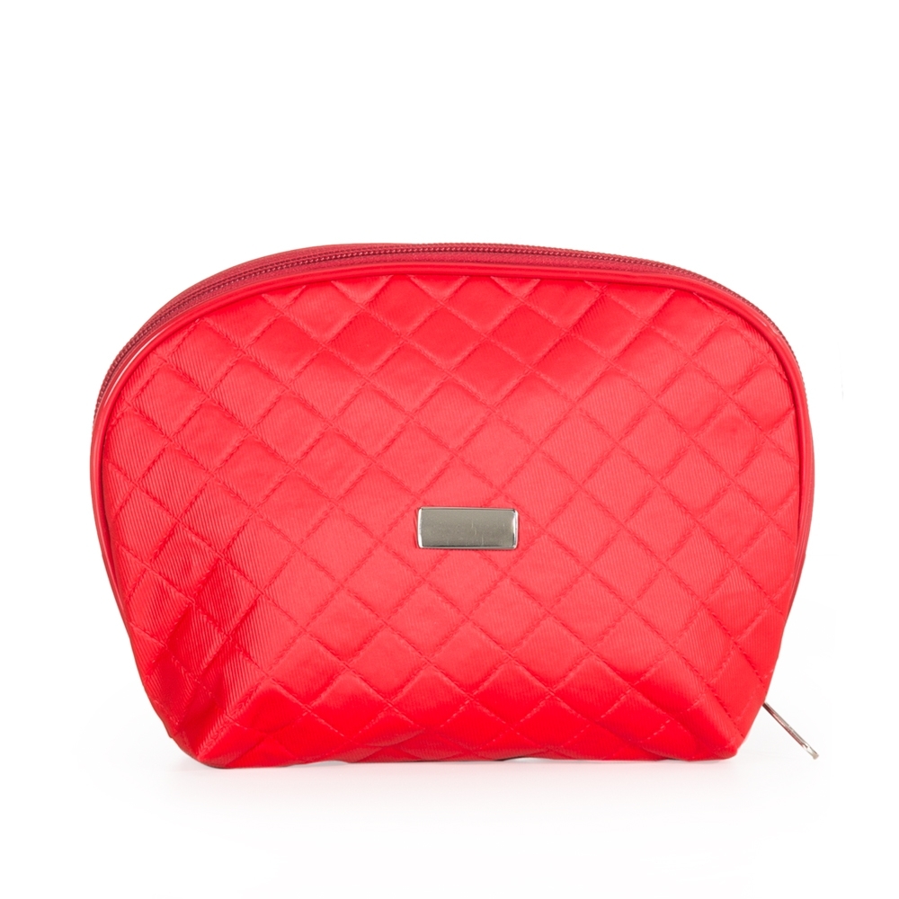 necessaire de couro sintético matelassê
