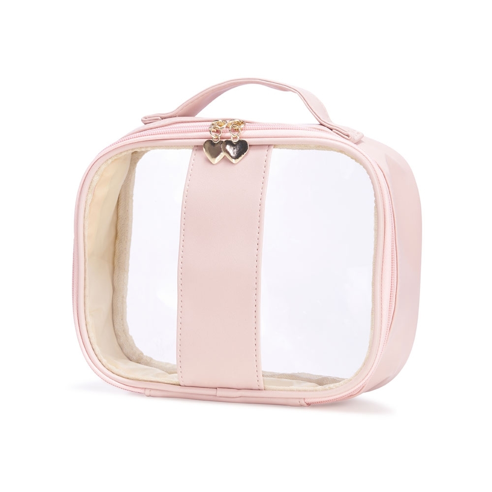 necessaire em pvc e pu tam.m