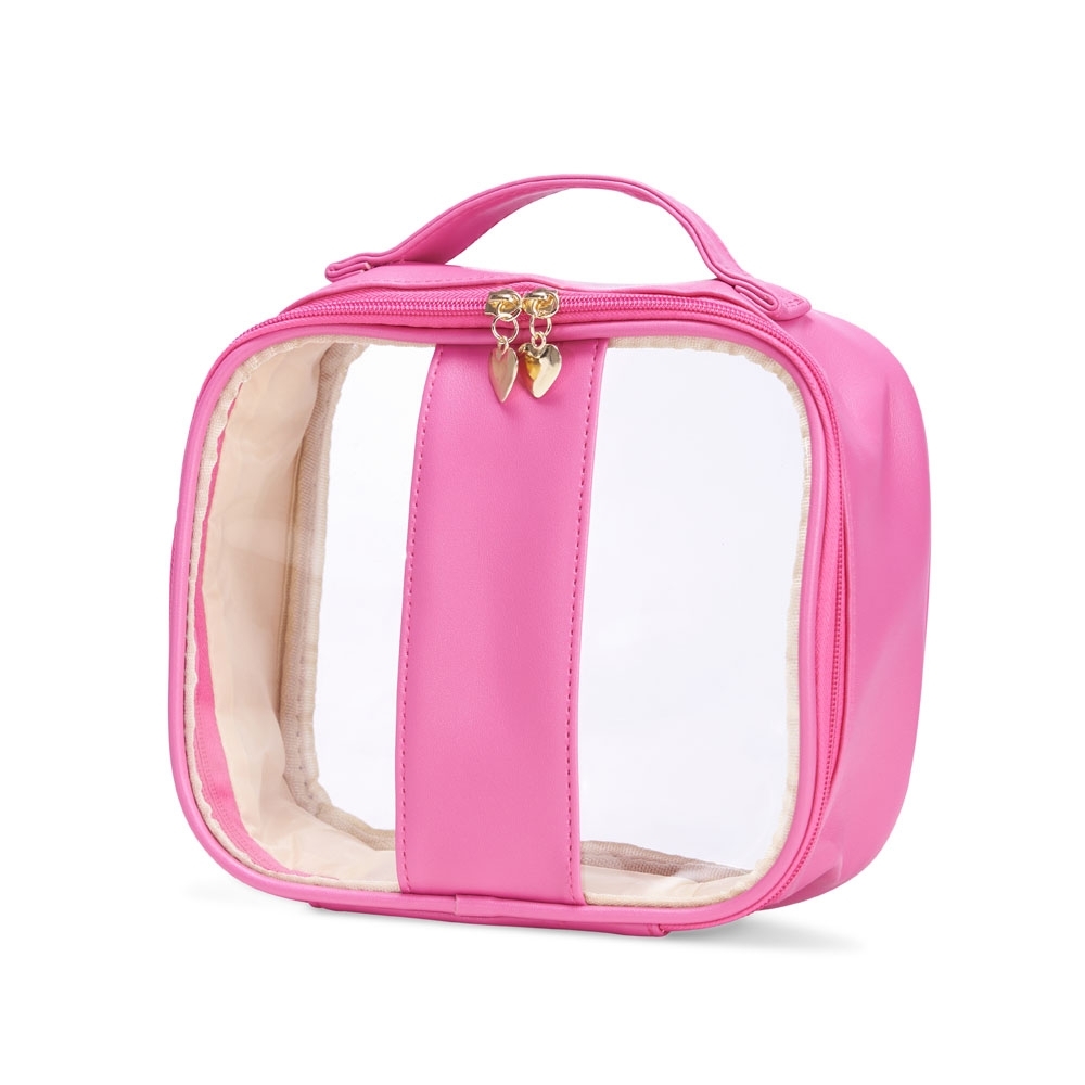 necessaire em pvc e pu tam.m