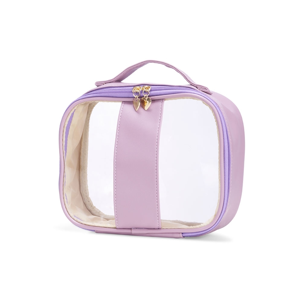 necessaire em pvc e pu tam.p