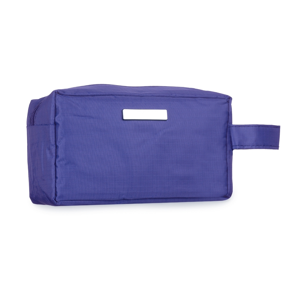 necessaire pvc impermeável c/ plaquinha