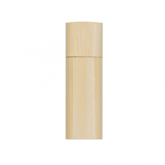 pen drive bambu redondo 8gb com tampa