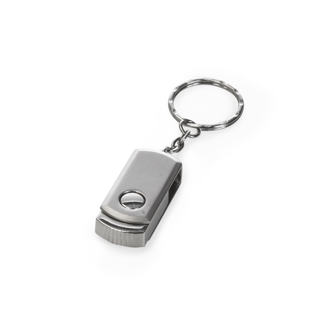 pen drive giratório 8 gb com corrente