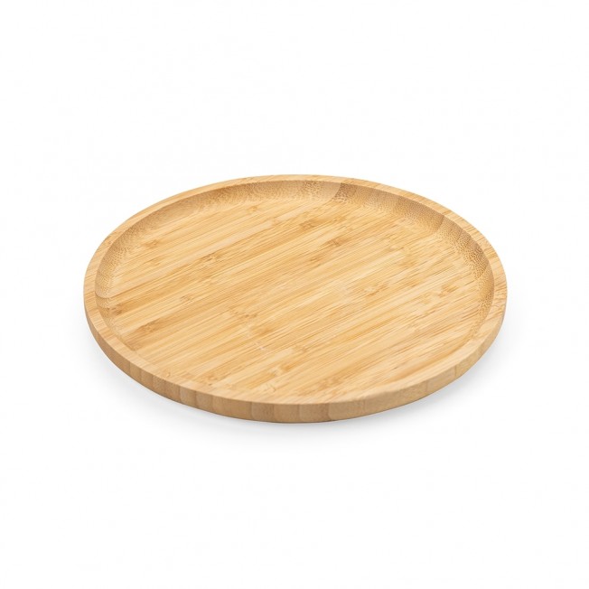 petisqueira redonda de bambu 25*25cm
