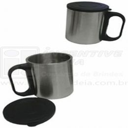 Caneca de inox 200ml Personalizada