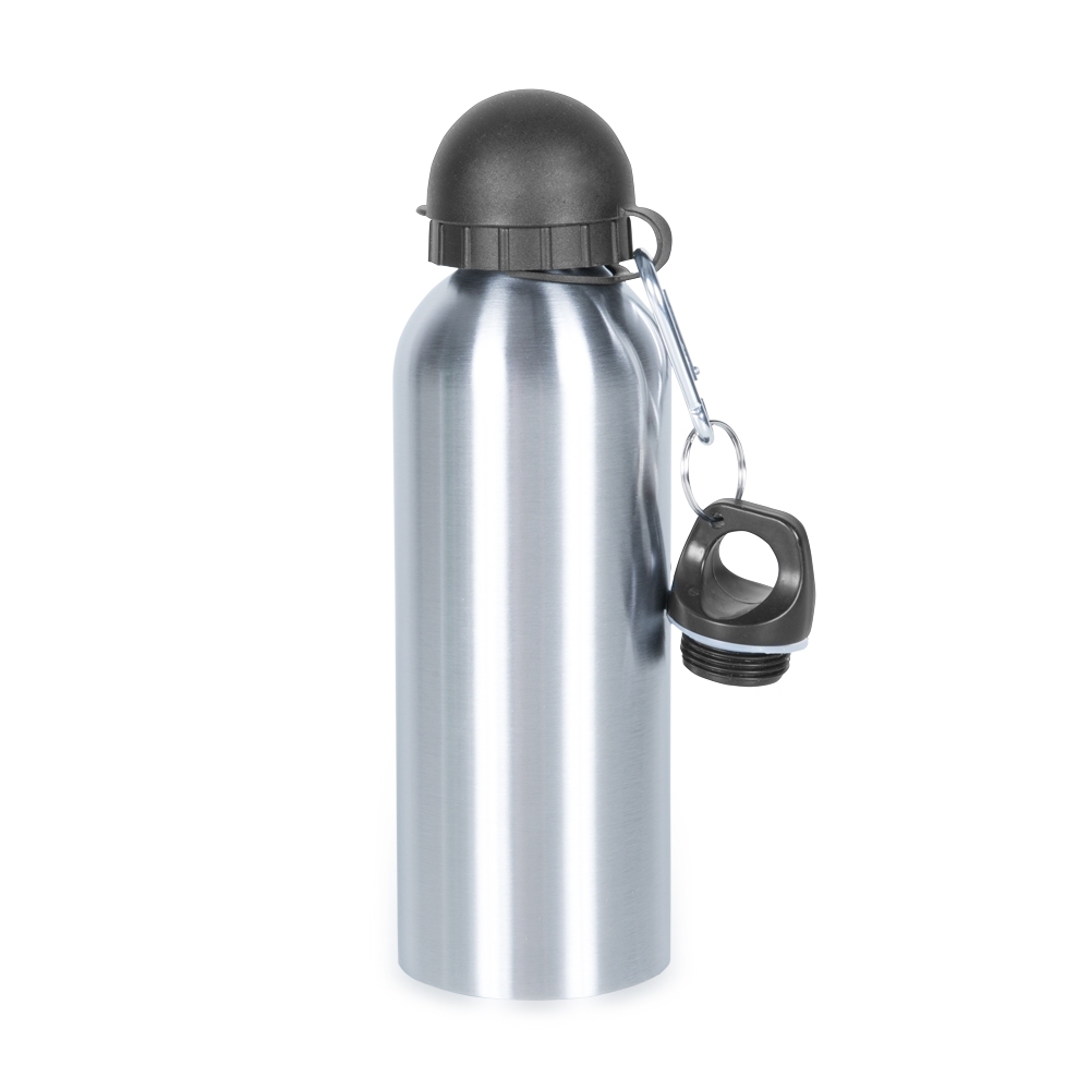 squeeze inox 500ml c/ bico e mosquetão