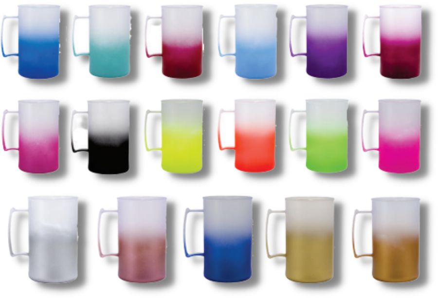 Caneca de Chopp Degradê e ou Bicolor