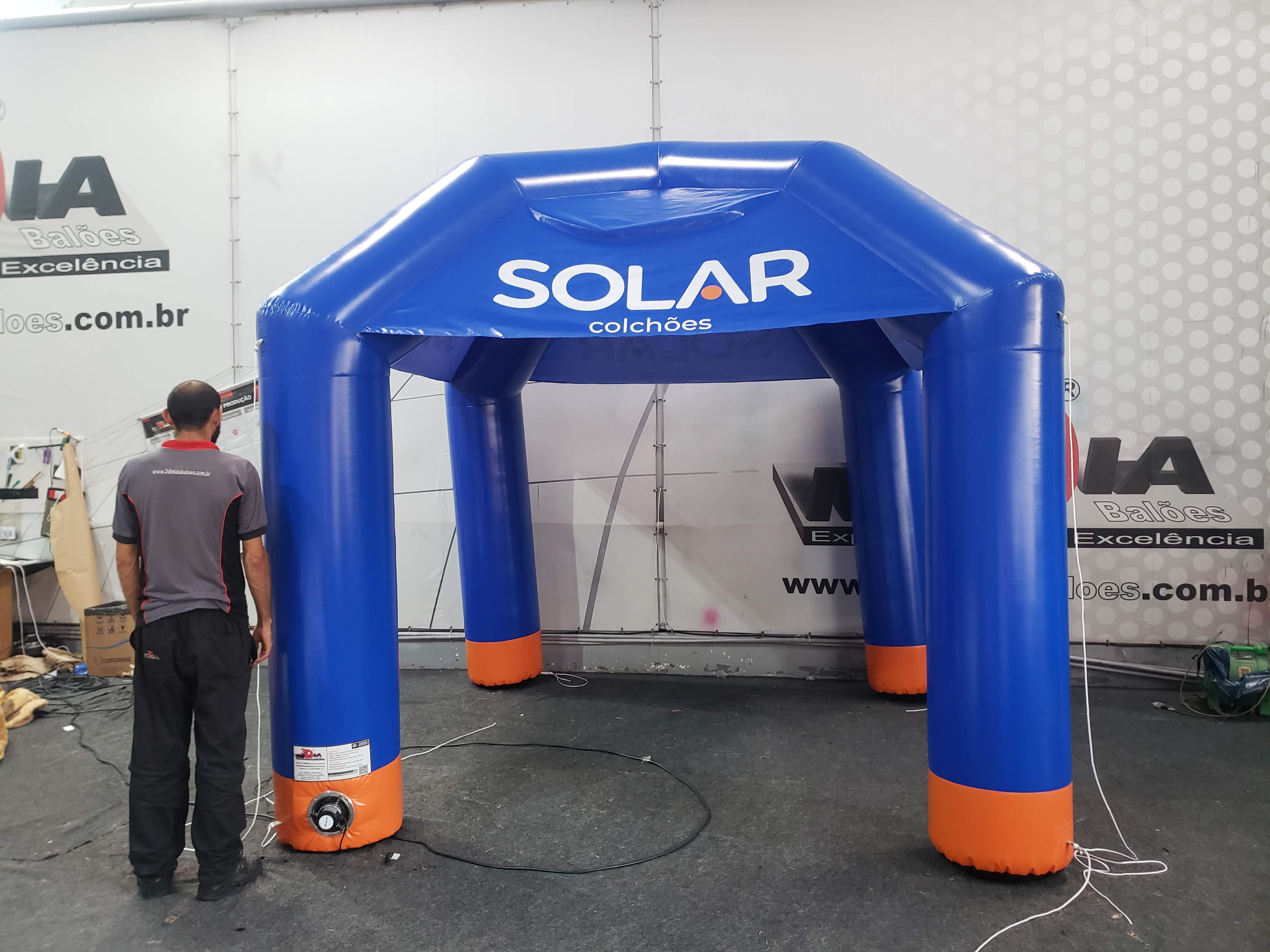 Tenda Inflável Personalizada 3x3m