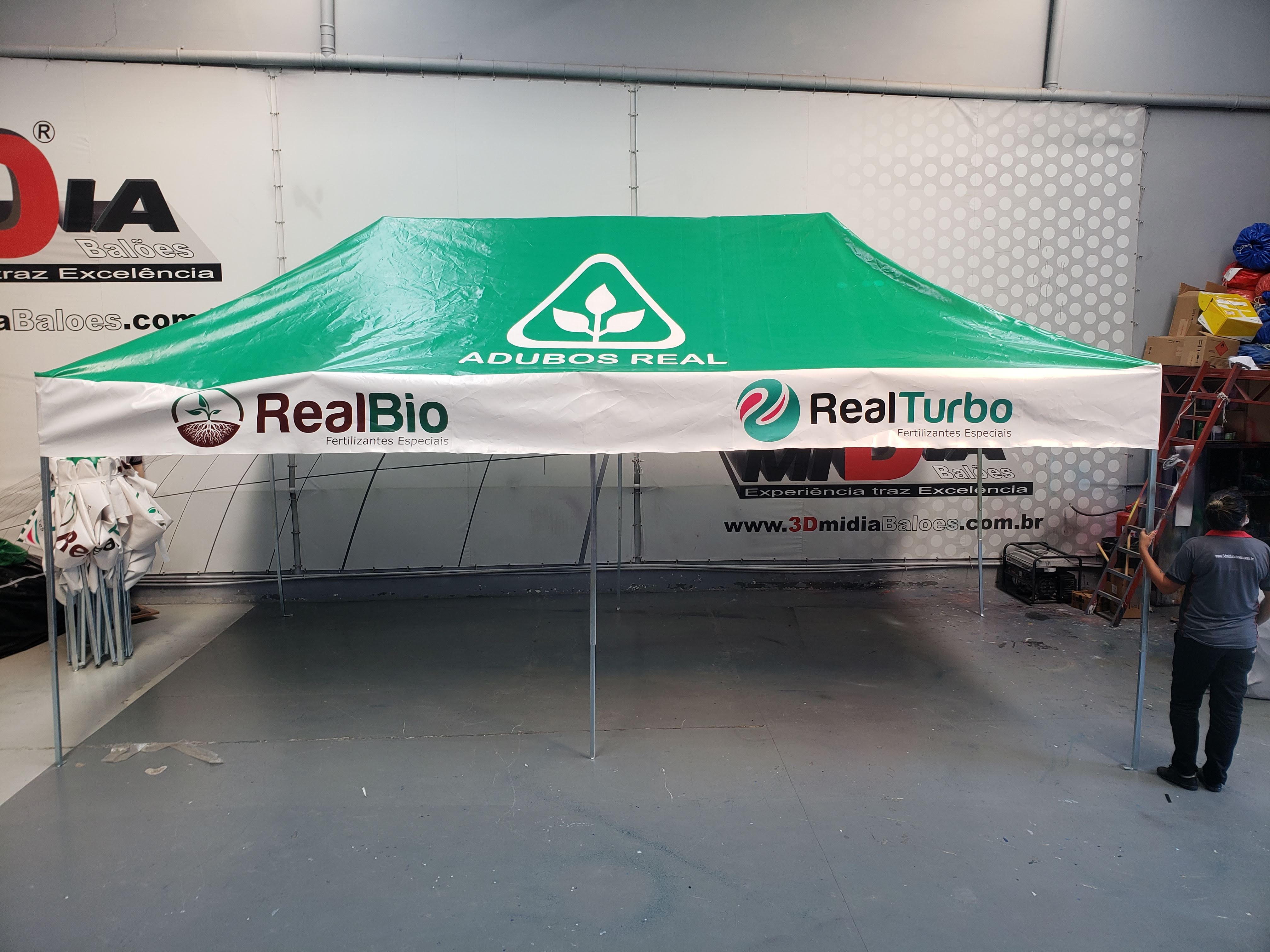 Tenda Metallica Personalizada 3x6m