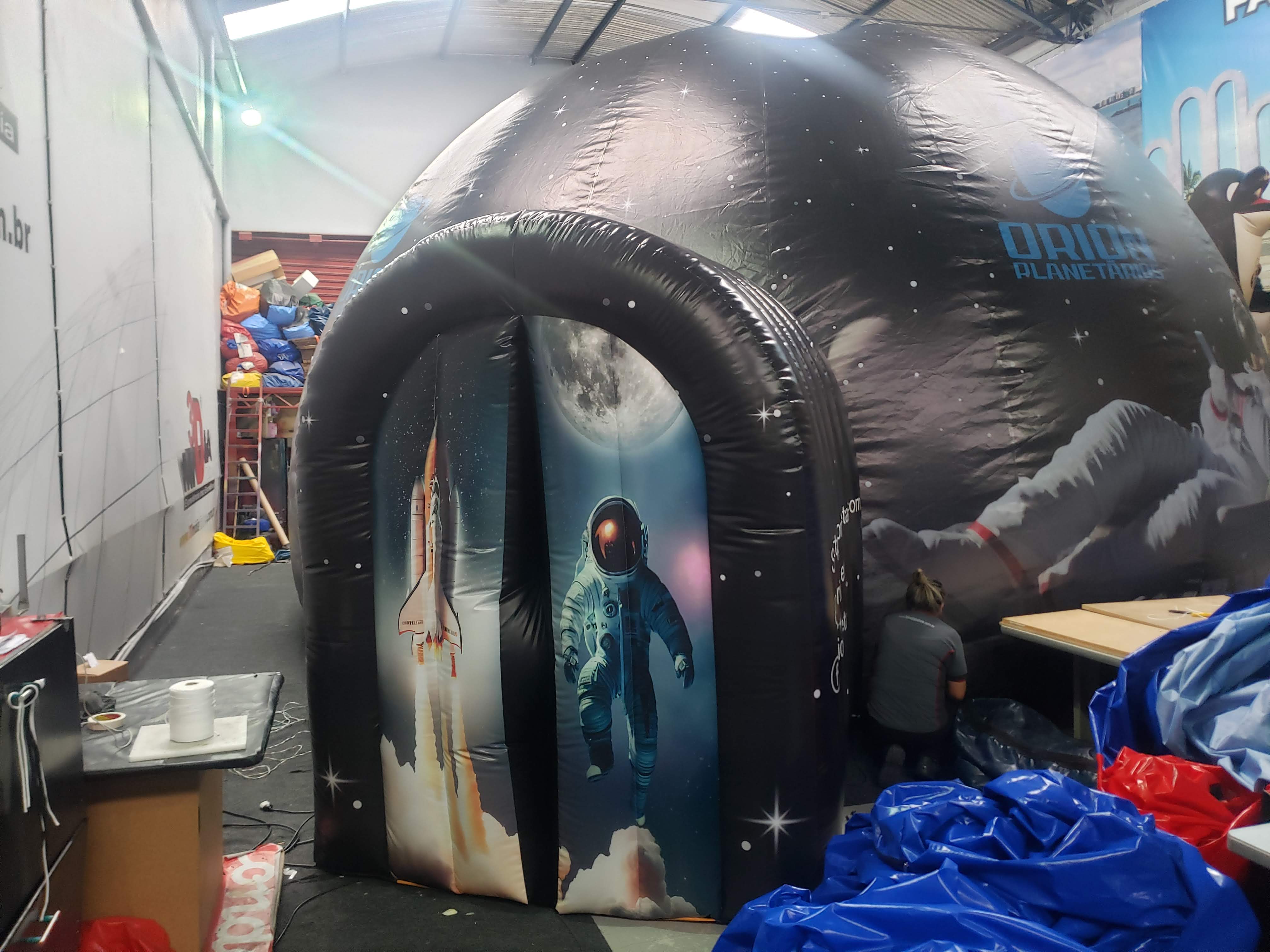 Planetário Inflável personalizado 8md (foto 3)