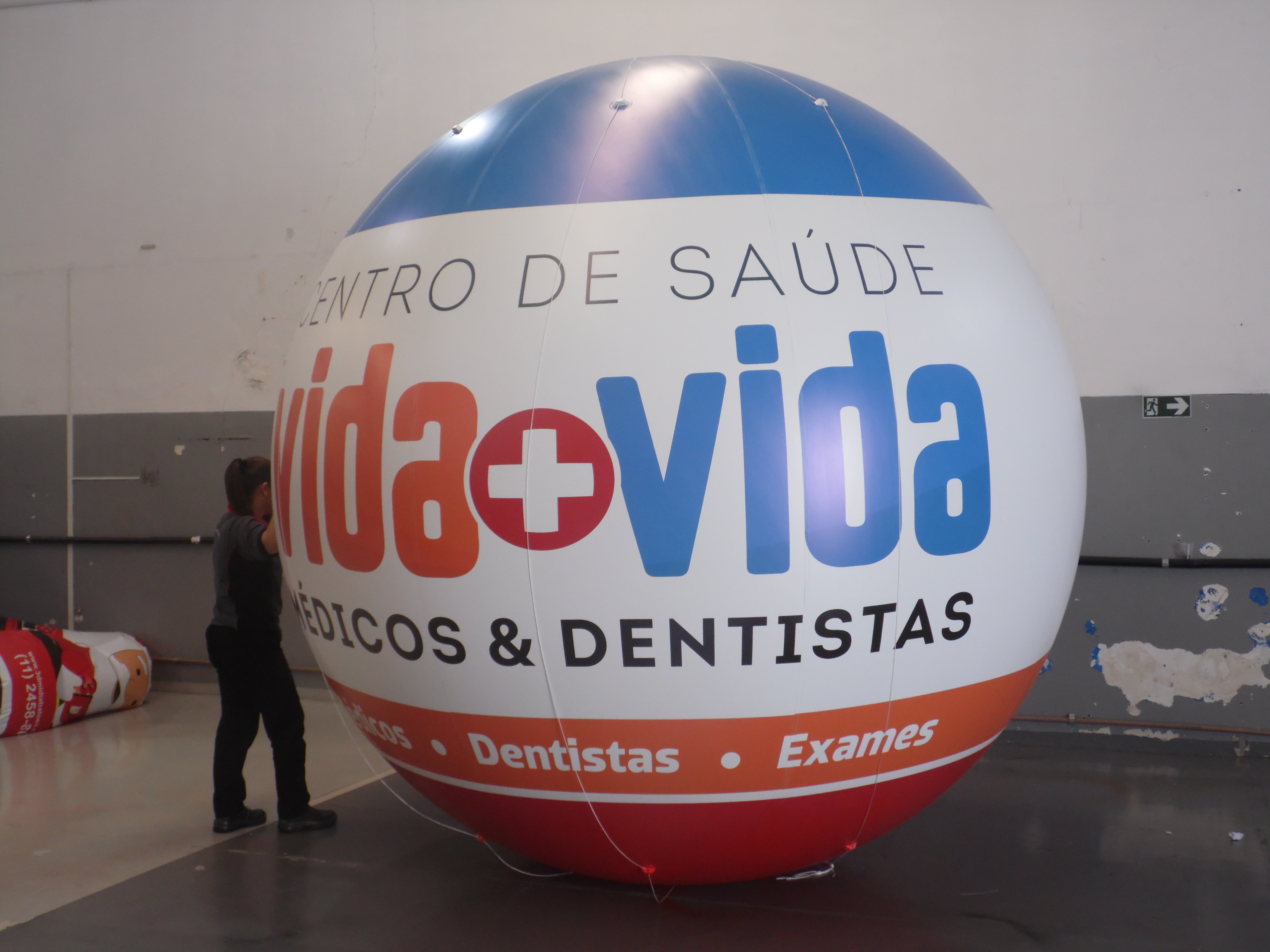 Blimp inflável personalizado 3md