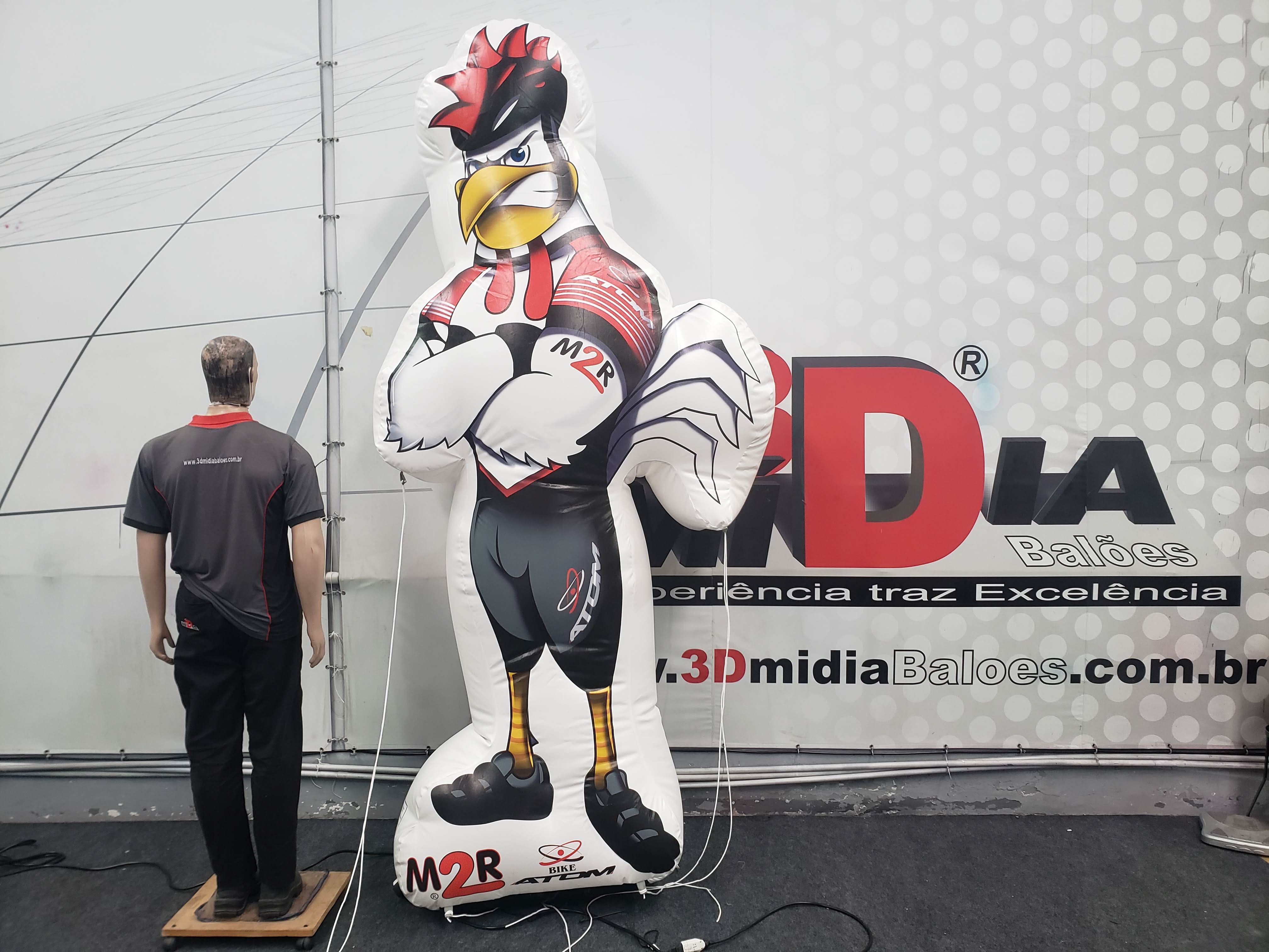 Mascote 2d Inflável Personalizado
