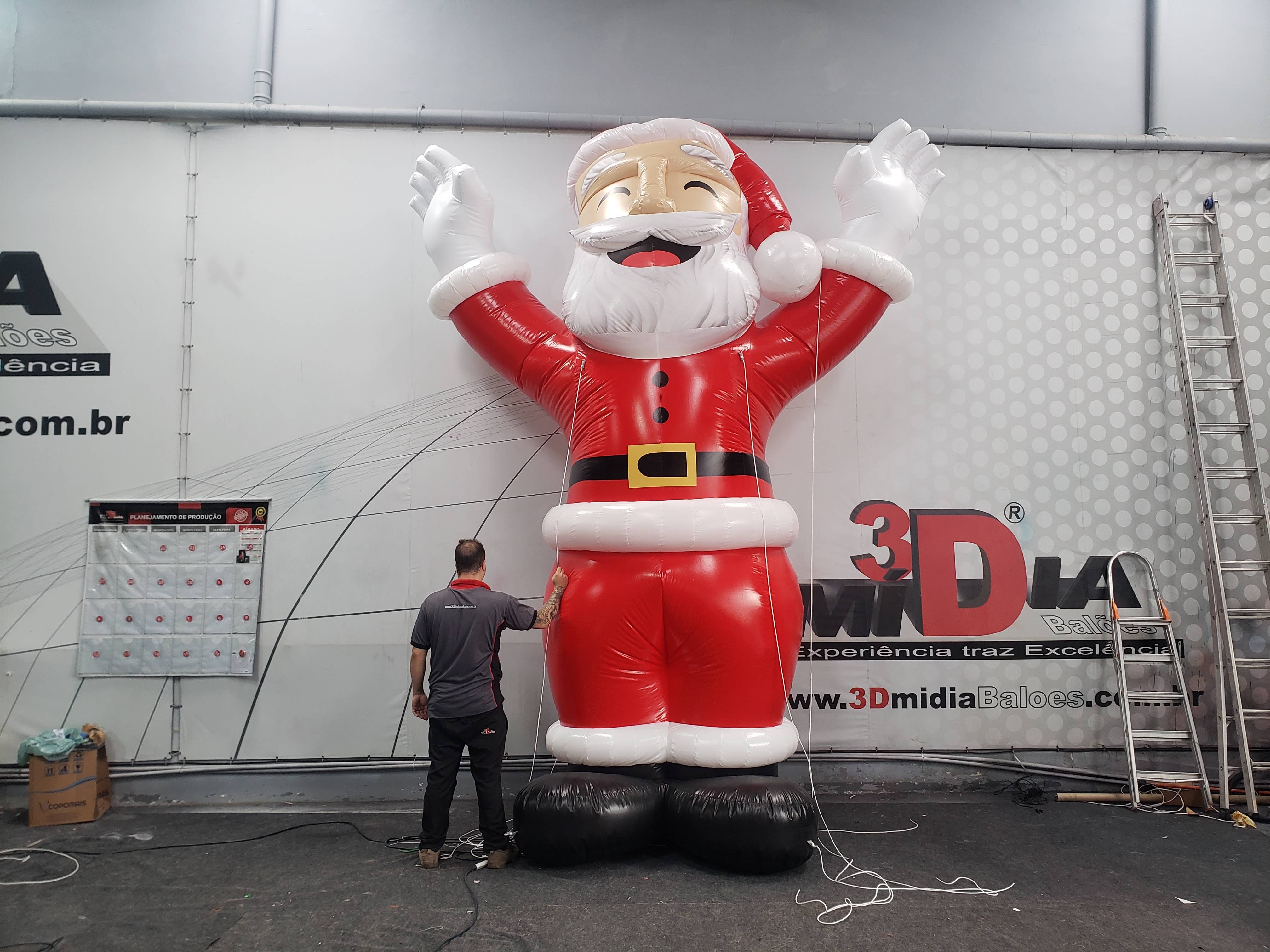 Papai noel Inflável Personalizado
