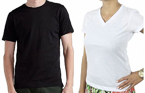 Camisa 100% Algodão Personalizada