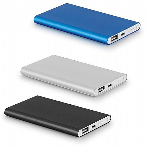 Power Bank Slim de Alumínio Personalizado