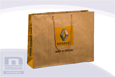 Sacolas de Papel Kraft Personalizada